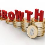 Capital growth concept stock clipart illustration illustrations vector royalty coins golden chart